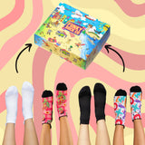 Ankle Compression Socks Gift Box 4 Pack Bamboo - Funky Sock Co