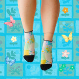 *Cart Exclusive* Patch Work Ankle Compression Socks