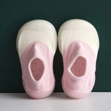 Infant Pre-Walker Pink Kids Sock Shoes Rocks Stones Concrete
