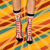 Radical Retro Crew Compression Socks