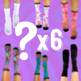 (62% OFF) Random mixed 6 Pack Crew Compression Socks