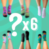 (62% OFF) Random mixed 6 Pack Ankle Compression Socks