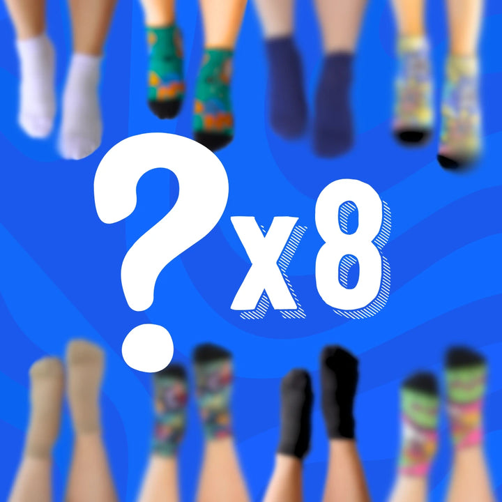 (61% OFF) Random mixed 8 Pack Ankle Compression Socks