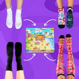 Relief Box 4 Pack Mixed 2 Compression Socks