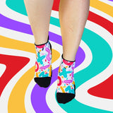 Ankle Compression Socks Retro Bamboo