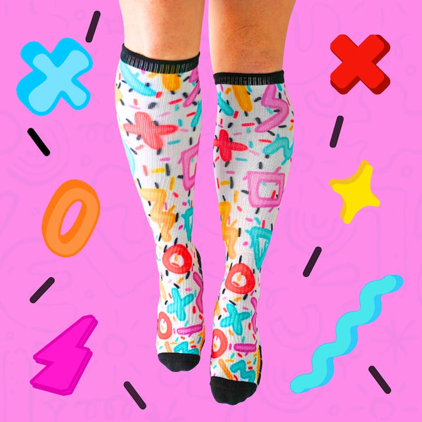 Retro Compression Socks Diabetes – Funky Sock Co