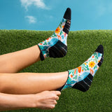 *Cart Exclusive* Spring Garden Ankle Compression Socks