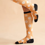 Spring Flower Power Bamboo Compression Socks