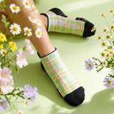 Spring Garden Picnic Ankle Compression Socks Bamboo