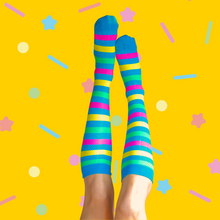Classic Green Stripes Compression Socks