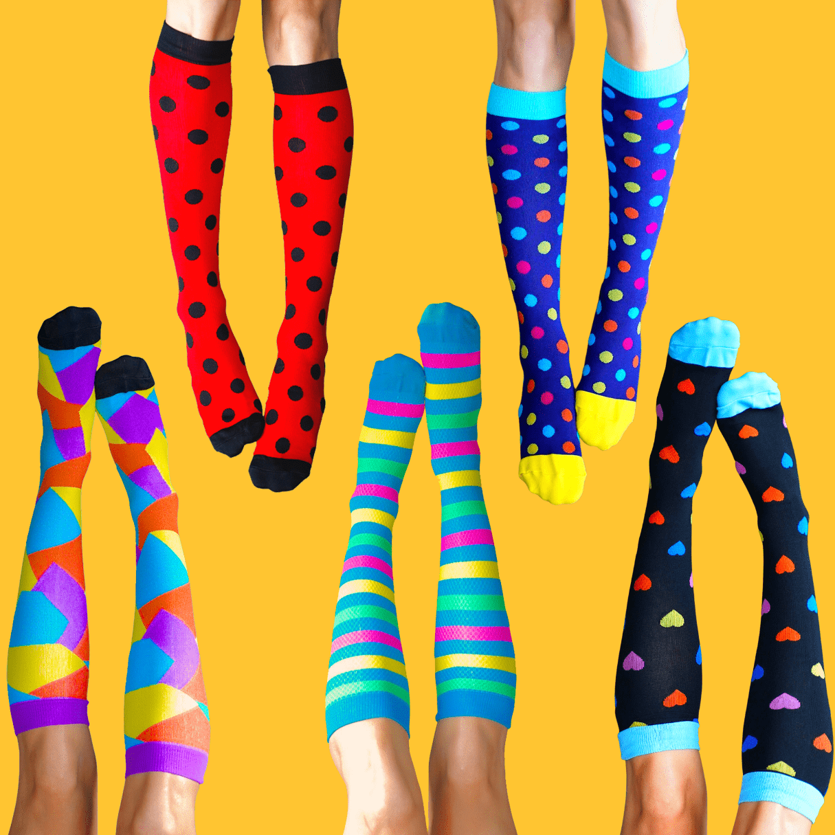 SELECT Your 5 Pack Essentials Compression Socks Athletes Circulatory