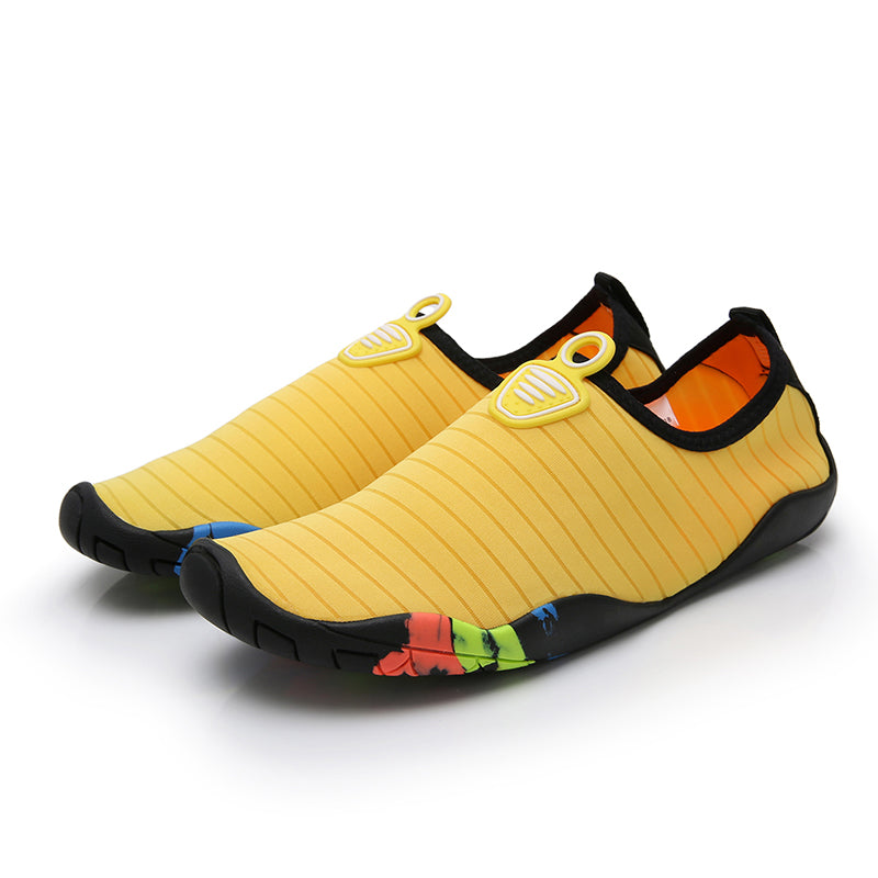 Adult Reef Water Shoes Yellow Toe Protection Uni-sex Sand Beach Sensory Rocks Coral Pool