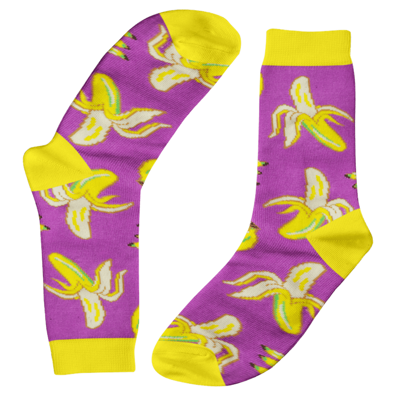 Slippery Bananas Bamboo Socks