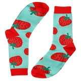 Yummy Strawberries Bamboo Socks