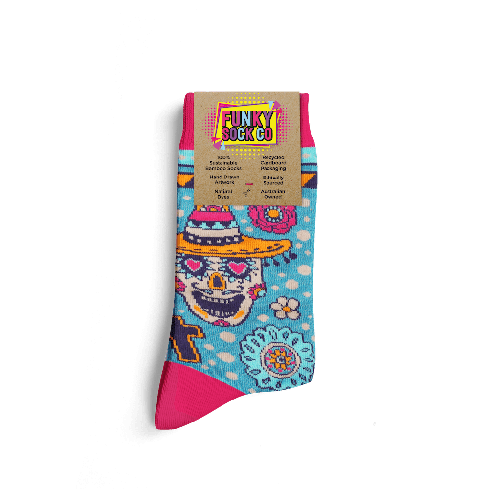 Day Of The Dead Bamboo Socks